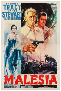 Malaya 1949 - Italy - v1 - Classic Movie Poster