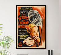The Invisible Man Returns 1940 - France - v1 - Classic Movie Poster
