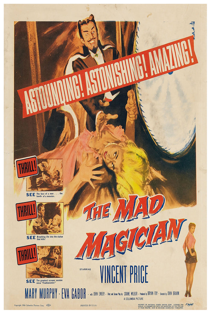 The Mad Magician 1954 - US - v6 - Classic Movie Poster