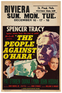 The People Against O'Hara 1951 - US - v2 - Classic Movie Poster