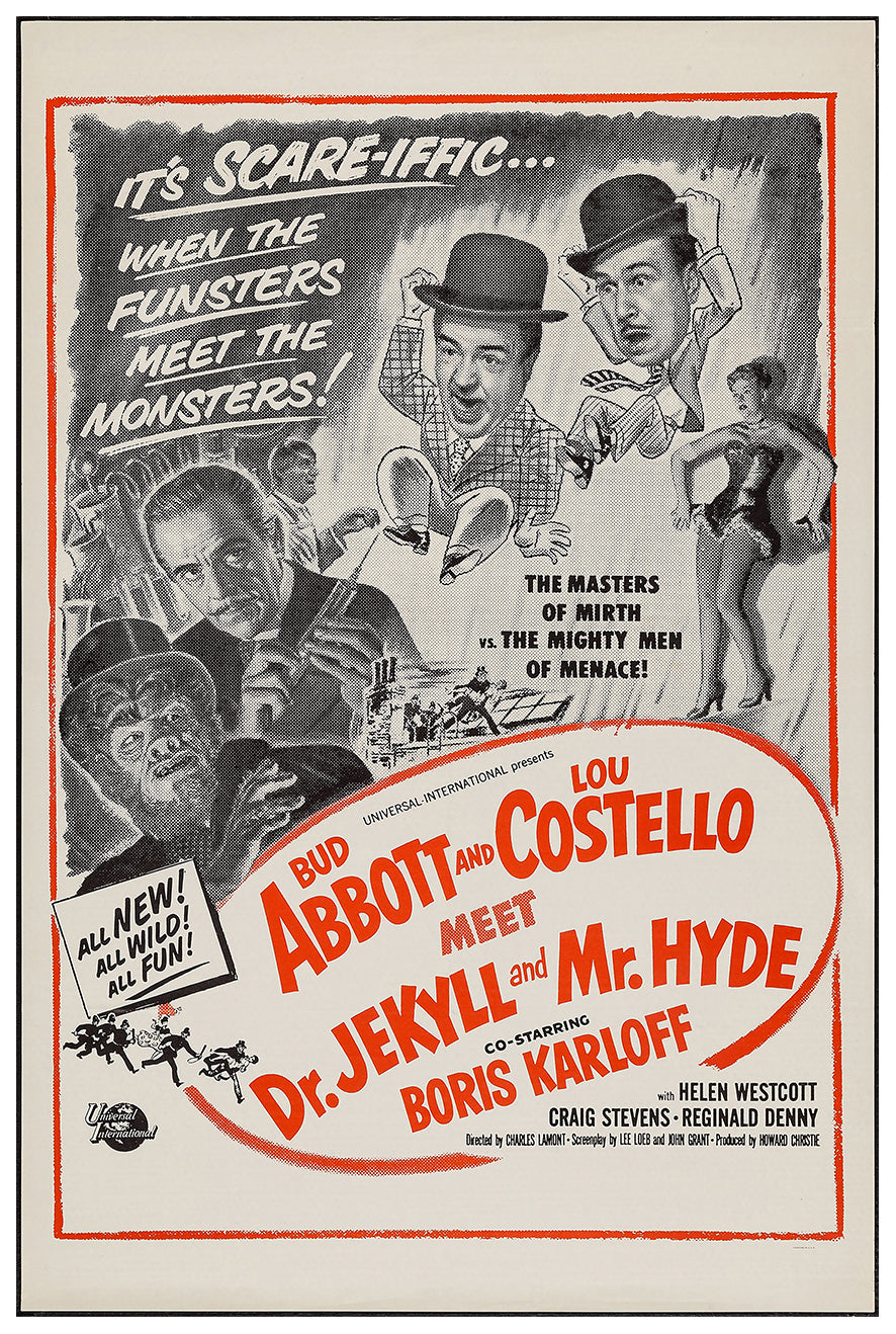 Abbott and Costello Meet Dr. Jekyll and Mr. Hyde 1953 - US - v5 - Classic Movie Poster