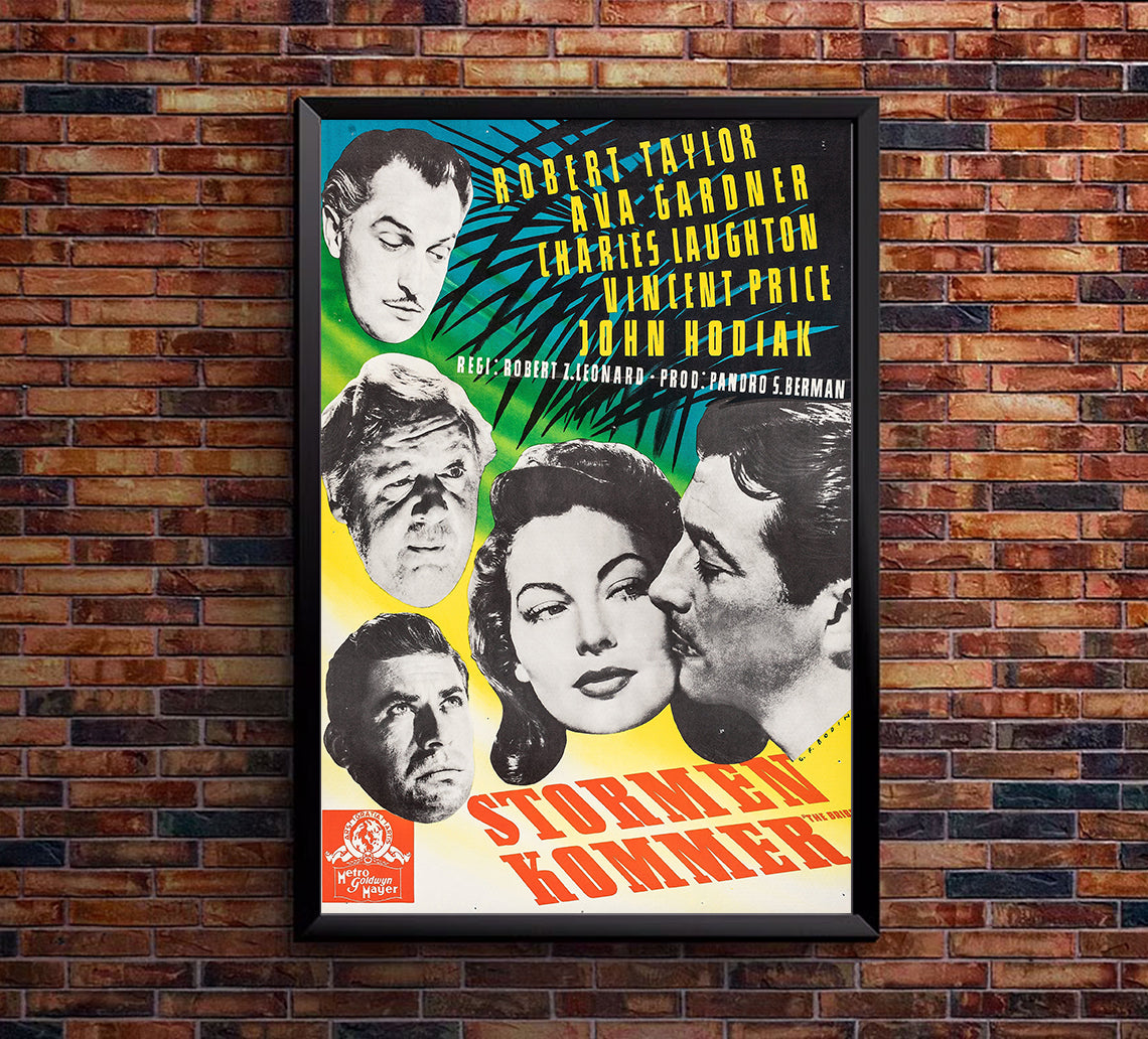 The Bribe 1949 - Sweden - v1 - Classic Movie Poster