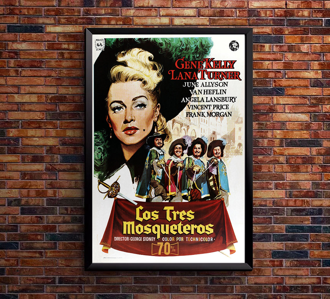 The Three Musketeers 1948 - Spain - v2 - Classic Movie Poster
