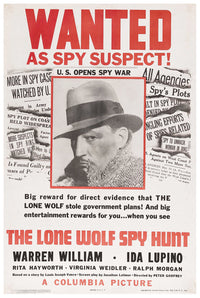 The Lone Wolf Spy Hunt 1939 - Rita Hayworth - US - Classic Movie Poster