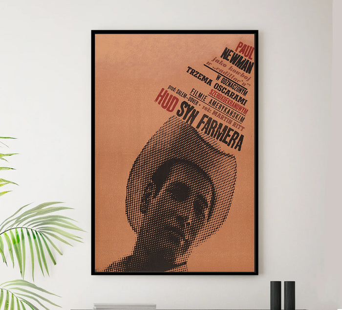 Hud 1963 - Paul Newman - Poland - Classic Movie Poster