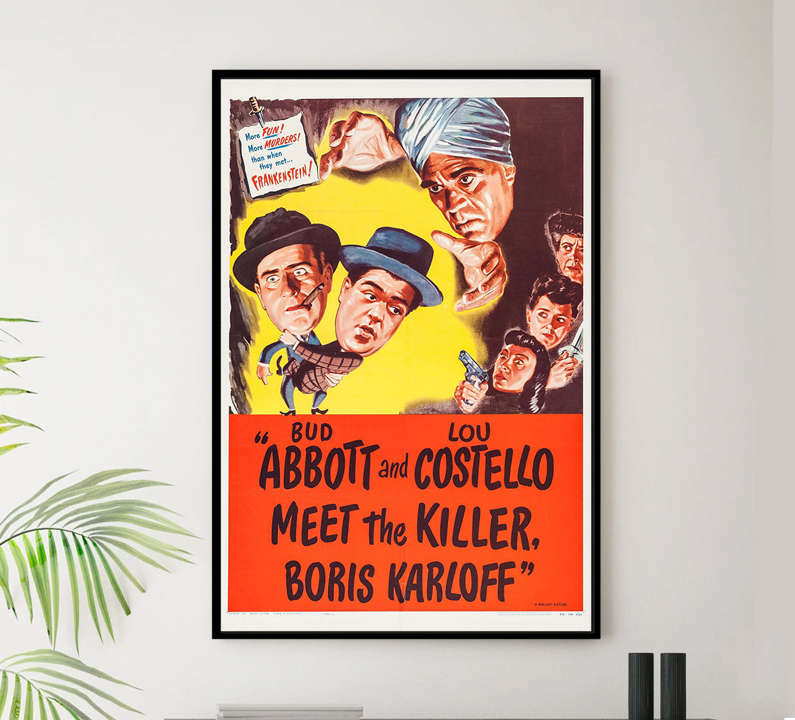 Abbott and Costello Meet the Killer 1949 - US - v3 - Classic Movie Poster
