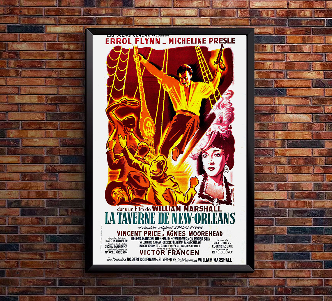 Adventures of Captain Fabian 1951 - France - v1 - Classic Movie Poster