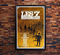 The Magnificent Seven 1960 - France - v1 - Classsic Movie Poster