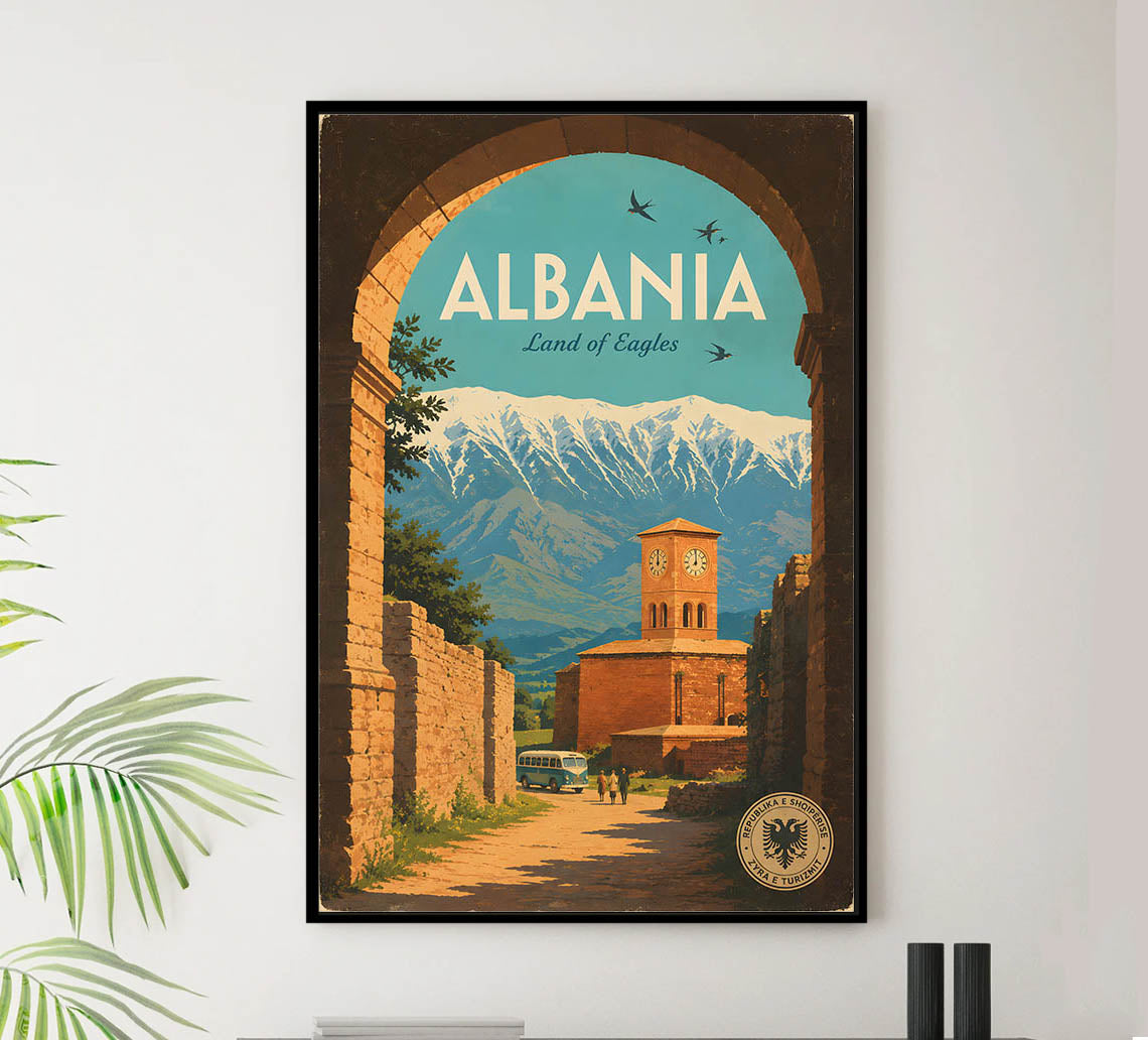 Albania - Tourism - v1 - Vintage Travel Poster