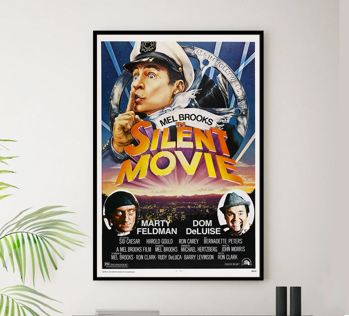 Silent Movie 1976 - Paul Newman - US - Classic Movie Poster