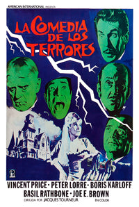 The Comedy of Terrors 1964 - Spain - v1 - Classic Movie Poster