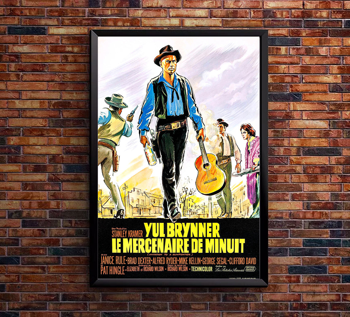 Invitation to a Gunfighter 1964 - France - v1 - Classsic Movie Poster