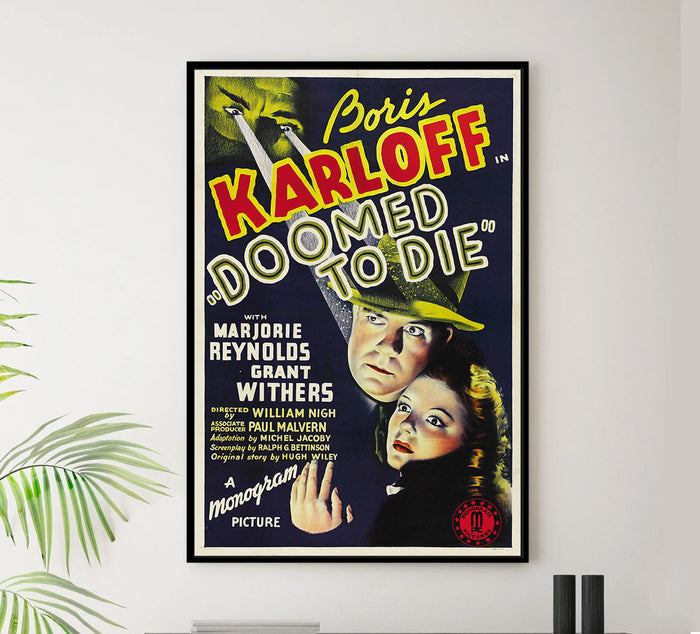 Doomed to Die 1940 - US - v1 - Classic Movie Poster