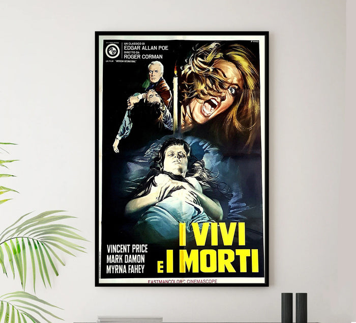 House of Usher 1960 - Italy - v2 - Classic Movie Poster