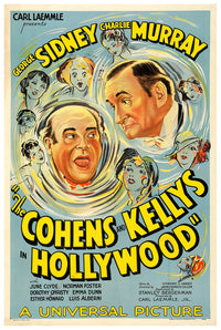 The Cohens and Kellys in Hollywood 1932 - US - v1 - Classic Movie Poster