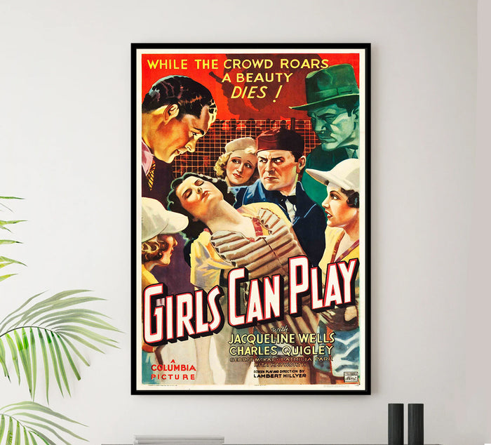 Girls Can Play 1937 - Rita Hayworth - US - Classic Movie Poster
