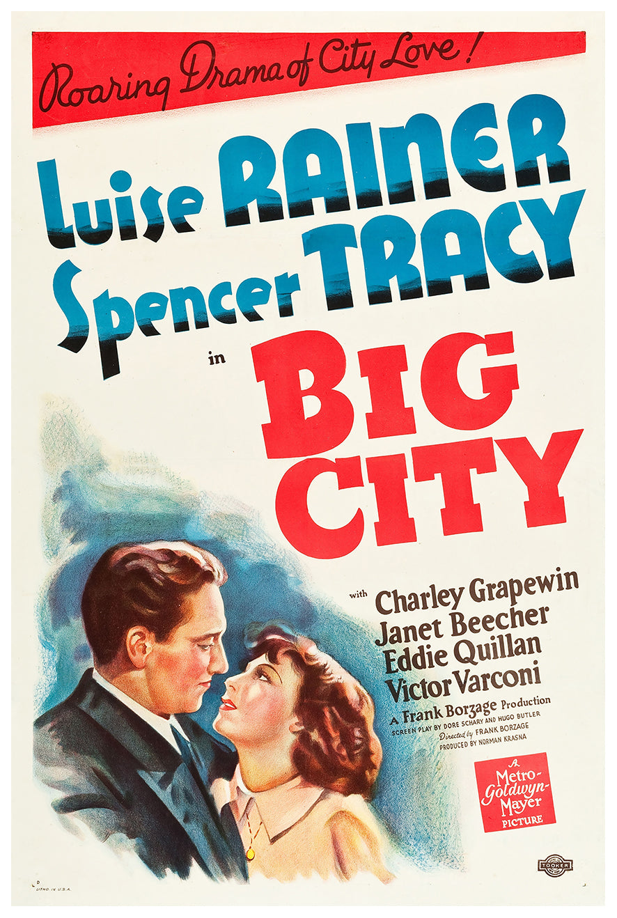 Big City 1937 - US - v1 - Classic Movie Poster