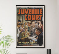 Juvenile Court 1938 - Rita Hayworth - US - Classic Movie Poster
