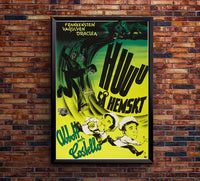 Bud Abbott Lou Costello Meet Frankenstein 1948 - Sweden - v1 - Classic Movie Poster