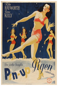 Cover Girl 1944 - Rita Hayworth - Denmark - Classic Movie Poster