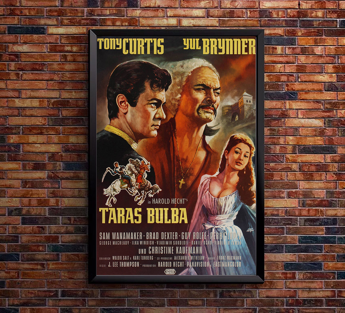 Taras Bulba 1962 - Germany - v1 - Classsic Movie Poster