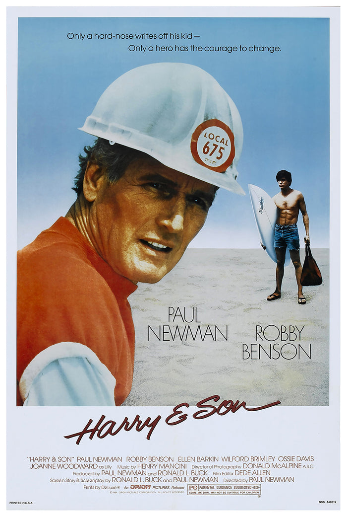 Harry & Son 1984 - Paul Newman - US - Classic Movie Poster