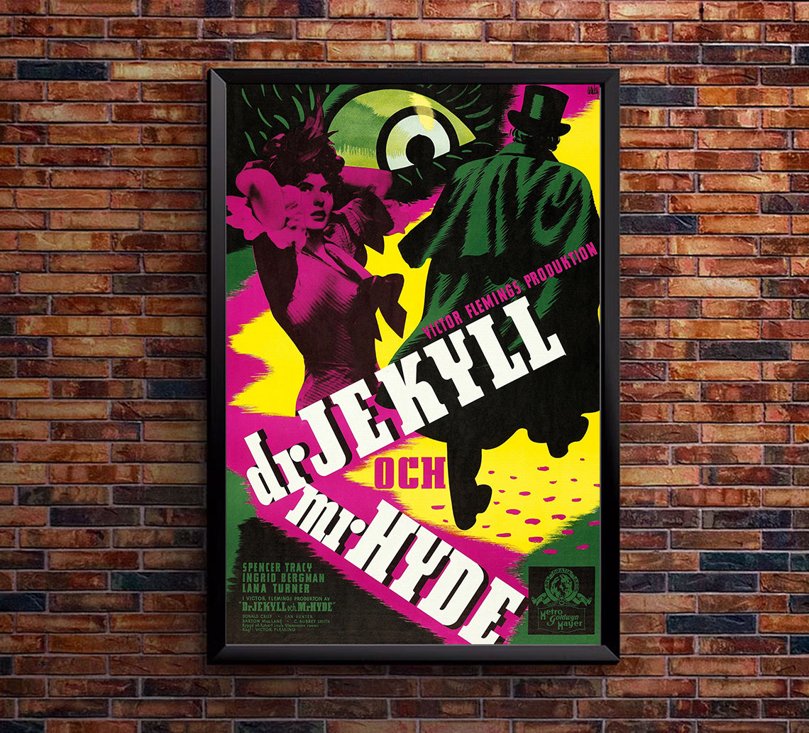Dr. Jekyll and Mr. Hyde 1941 - Sweden - v2 - Classic Movie Poster