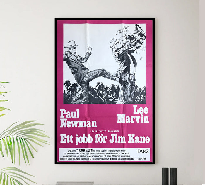 Pocket Money 1972 - Paul Newman - Sweden - Classic Movie Poster