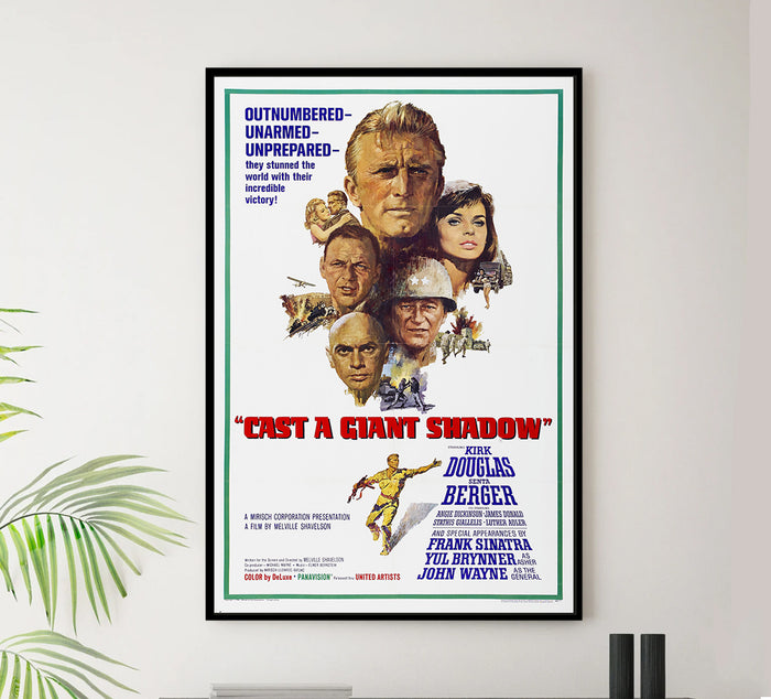 Cast a Giant Shadow 1966 - US - Classsic Movie Poster