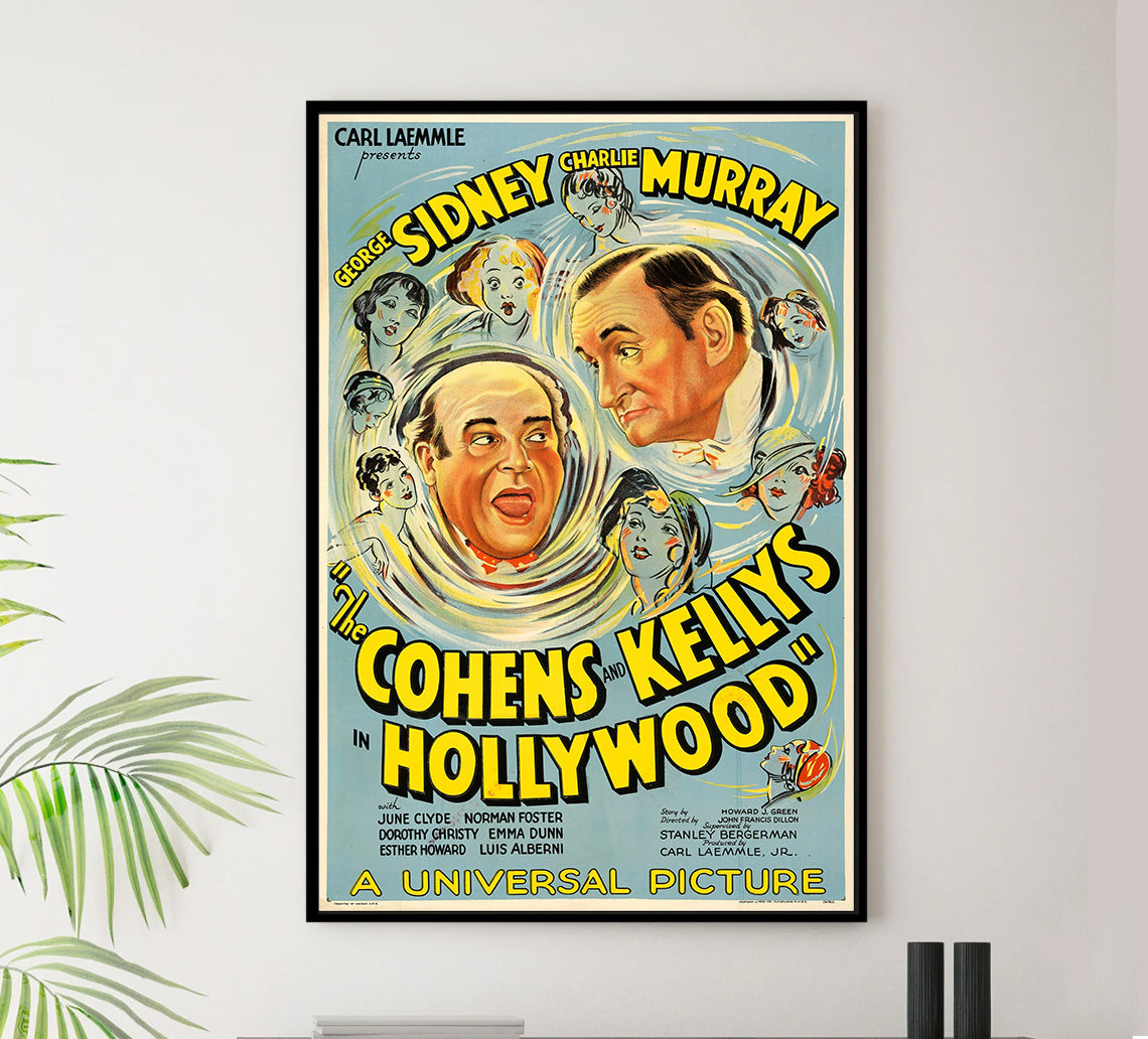The Cohens and Kellys in Hollywood 1932 - US - v1 - Classic Movie Poster