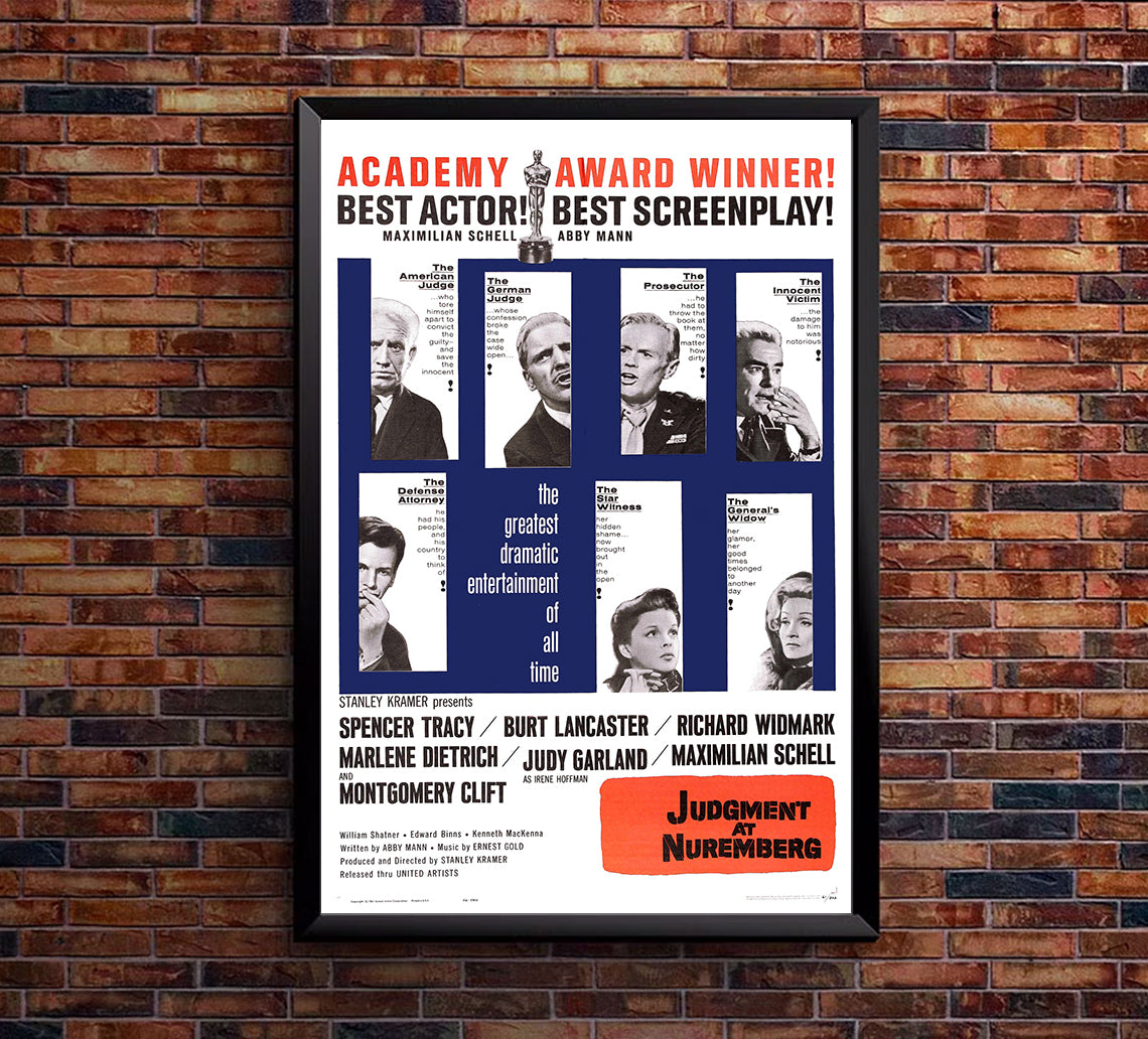 Judgment at Nuremberg 1961 - US - v2 - Classic Movie Poster