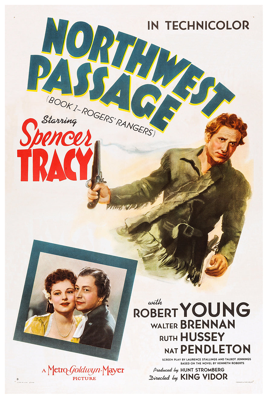 Northwest Passage 1940 - US - v1 - Classic Movie Poster