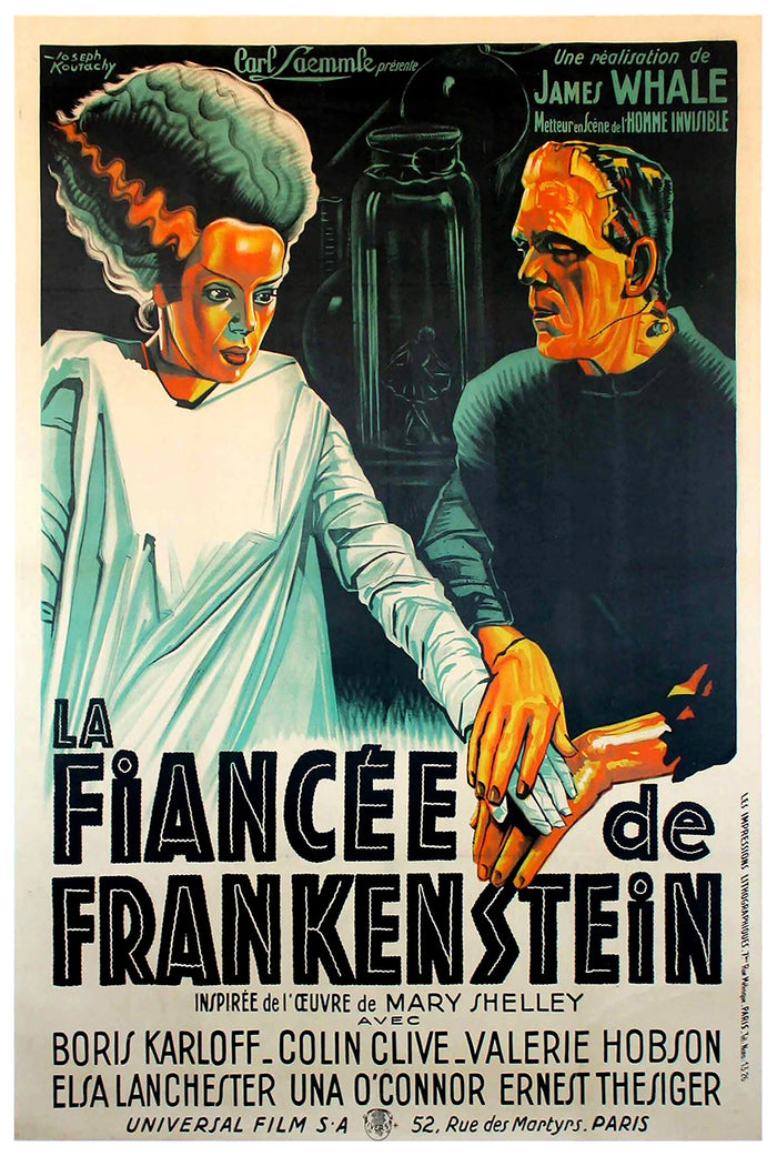 Bride of Frankenstein 1935 - France - v2 - Classic Movie Poster