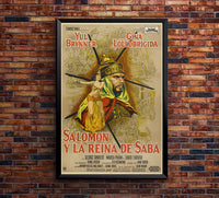 Solomon and Sheba 1959 - Argentina - v1 - Classsic Movie Poster