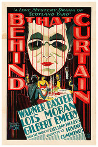 Behind That Curtain 1929 - US - v1 - Classic Movie Poster