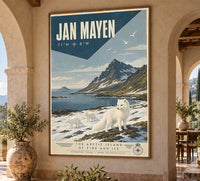 Norway - Jan Mayen - Vintage Tourism Travel Poster