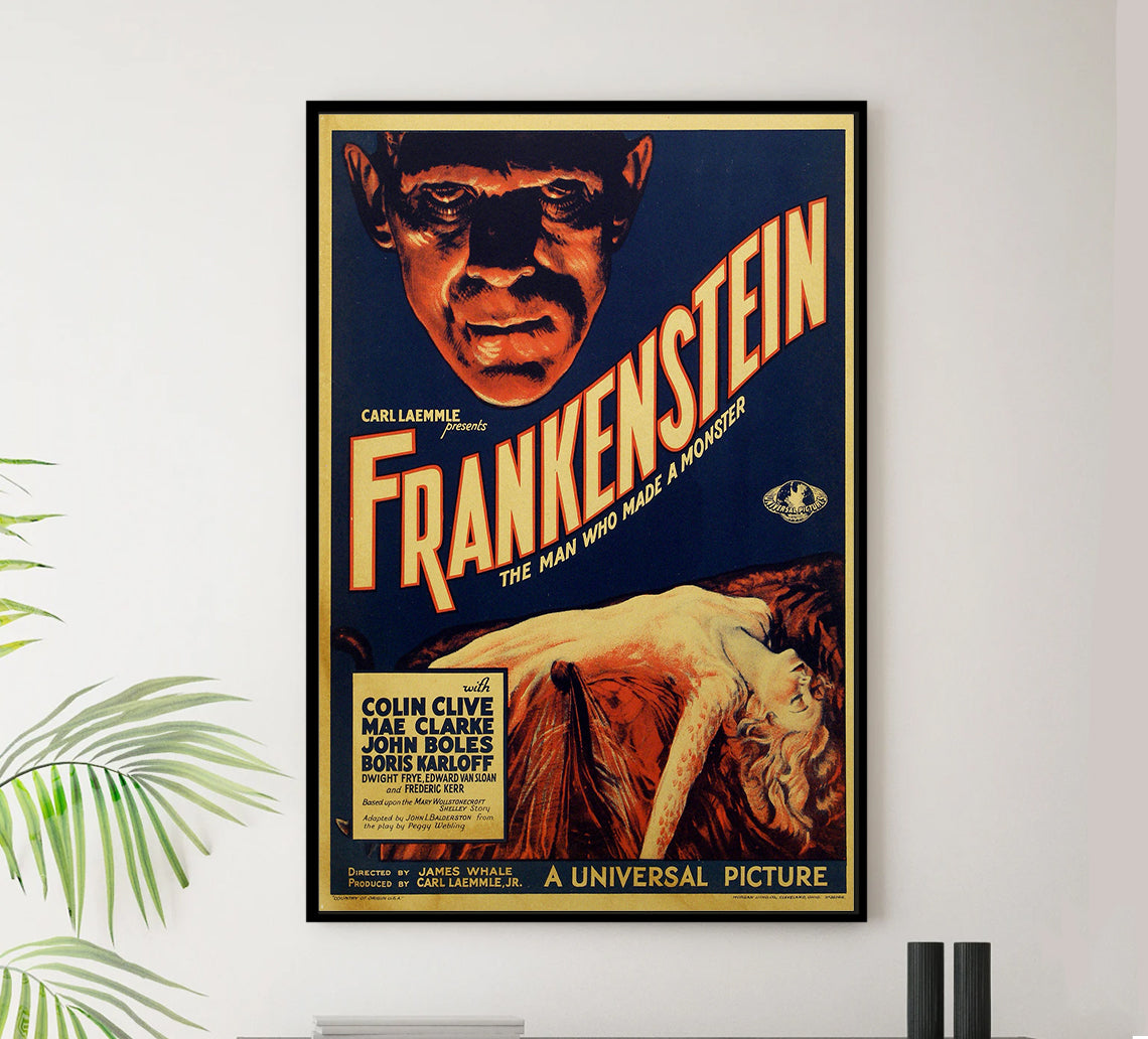 Frankenstein 1931 - US - v1 - Classic Movie Poster