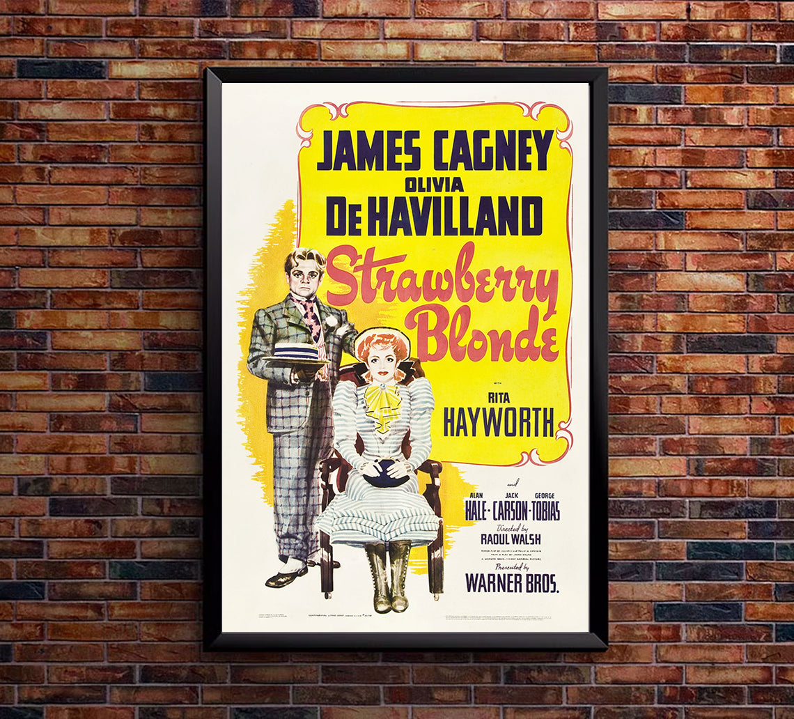 The Strawberry Blonde 1941 - Rita Hayworth - US - Classic Movie Poster