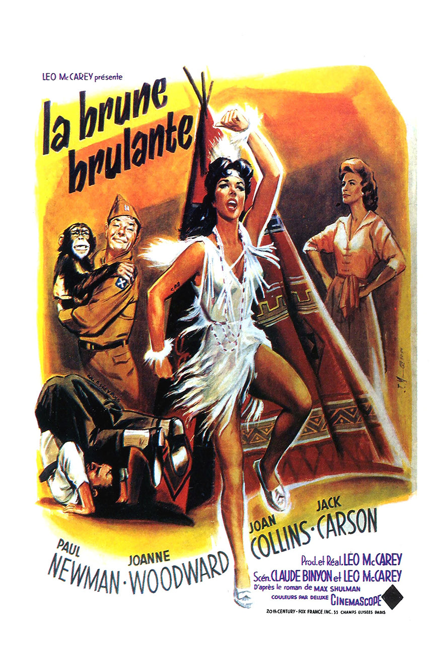 Rally 'Round the Flag, Boys! 1958 - Paul Newman - France - Classic Movie Poster