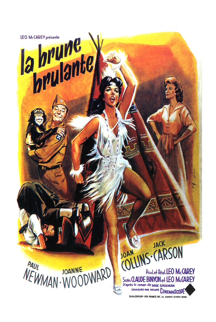 Rally 'Round the Flag, Boys! 1958 - Paul Newman - France - Classic Movie Poster