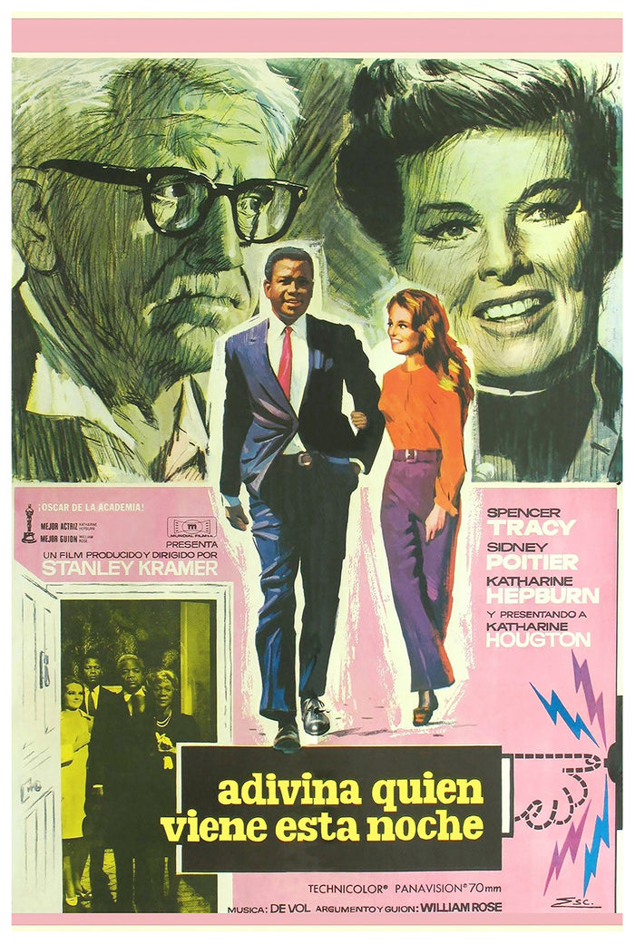Guess Who's Coming to Dinner 1967 - Spain - v1 - Classic Movie Poster
