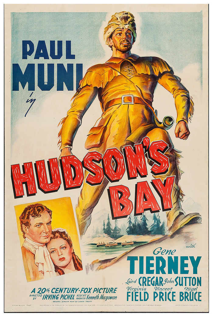 Hudson's Bay 1940 - US - v2 - Classic Movie Poster