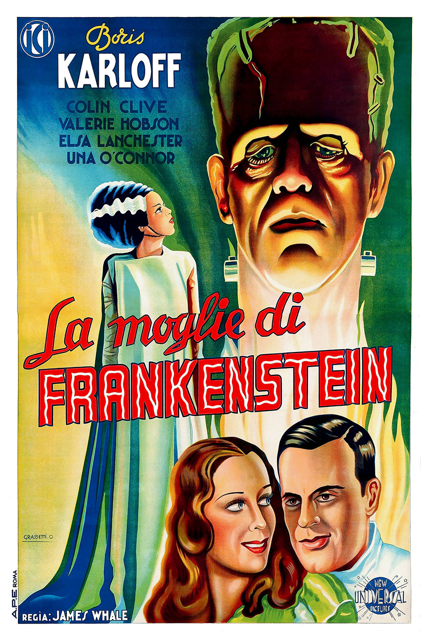 Bride of Frankenstein 1935 - Italy - v1 - Classic Movie Poster