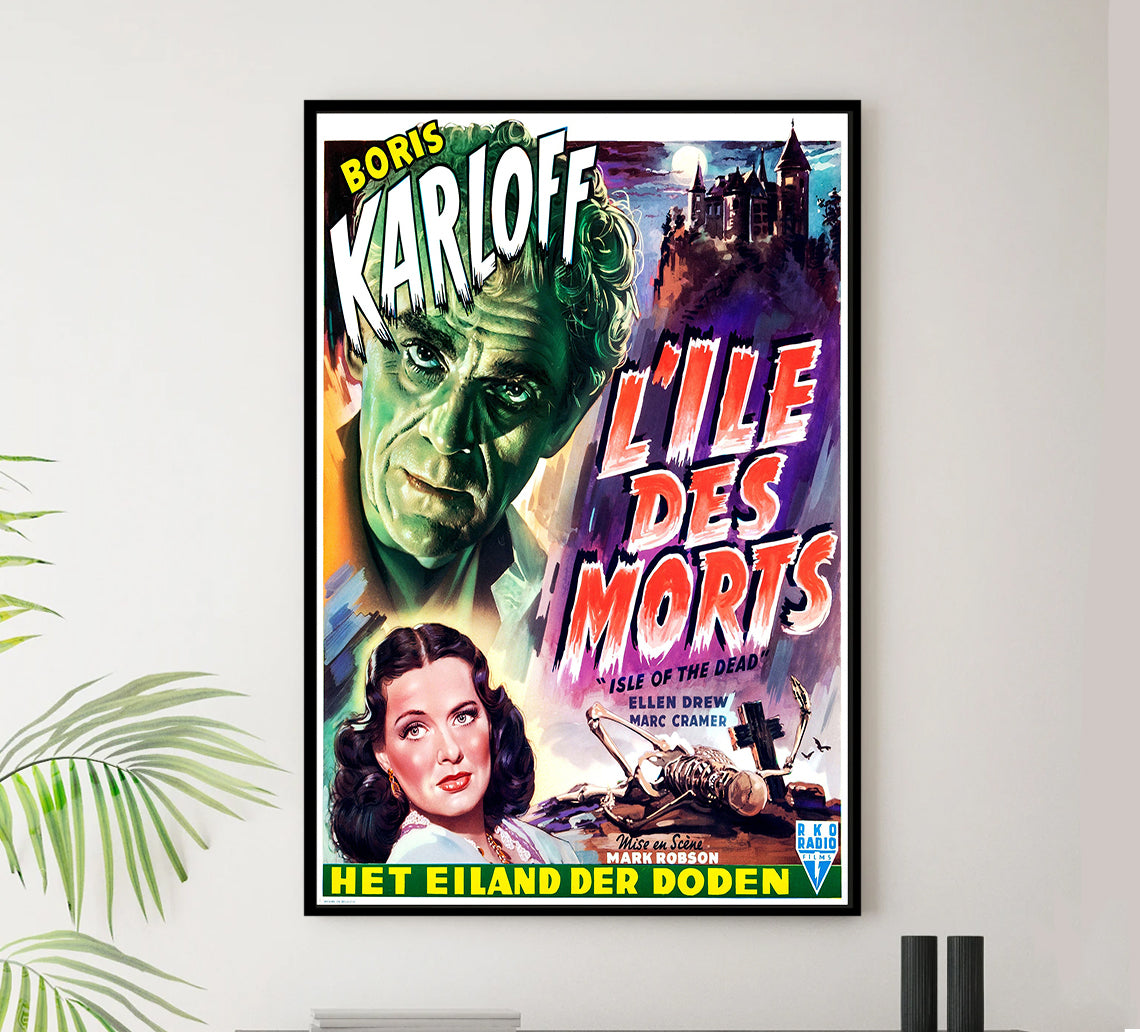 Isle of the Dead 1945 - Belgium - v1 - Classic Movie Poster