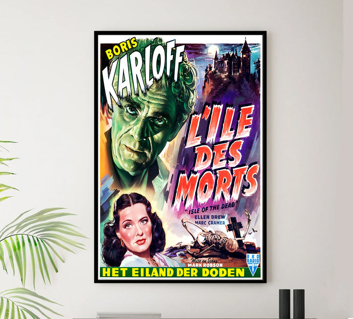 Isle of the Dead 1945 - Belgium - v1 - Classic Movie Poster
