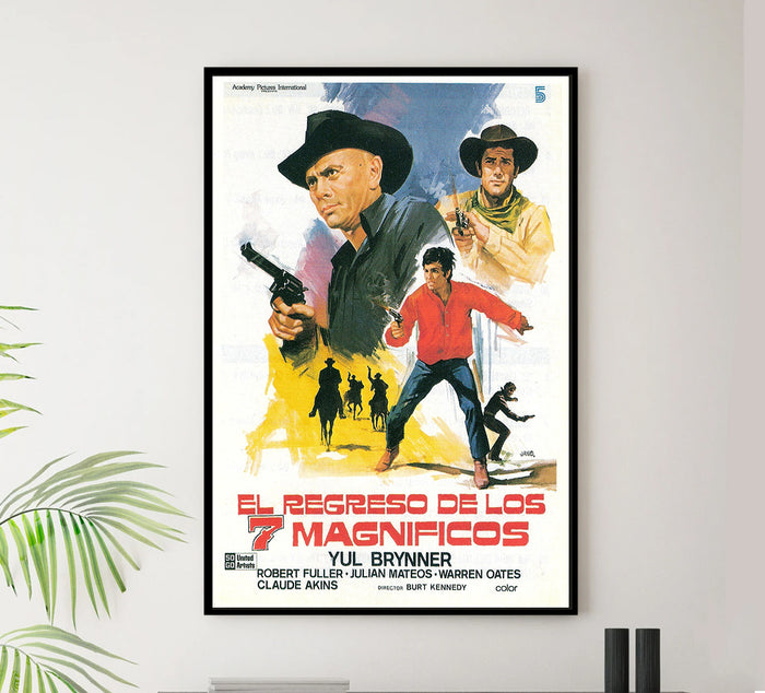 Return of the Seven 1966 - Spain - v1 - Classsic Movie Poster