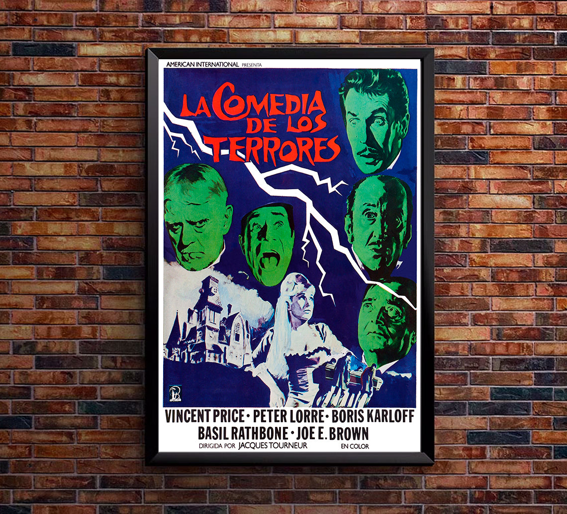 The Comedy of Terrors 1964 - Spain - v1 - Classic Movie Poster