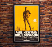 Hud 1963 - Paul Newman - Italy - Classic Movie Poster