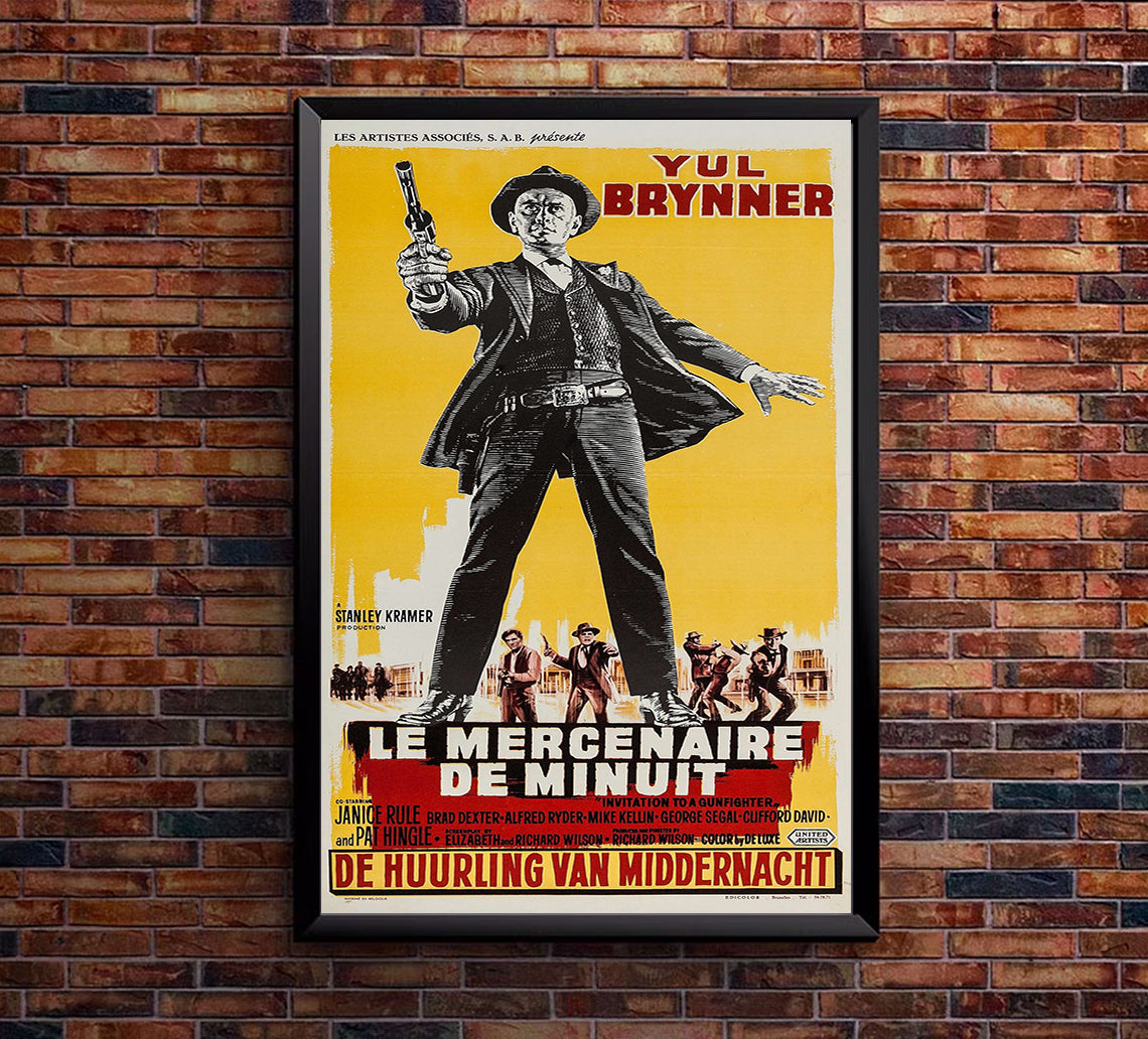 Invitation to a Gunfighter 1964 - Belgium - v1 - Classsic Movie Poster