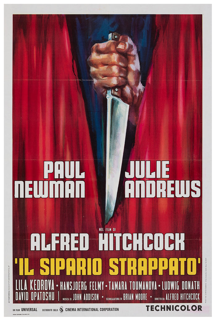 Torn Curtain 1966 - Paul Newman - Italy - Classic Movie Poster